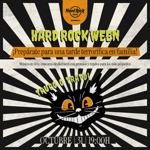 Halloween in Hard Rock Hotel Marbella